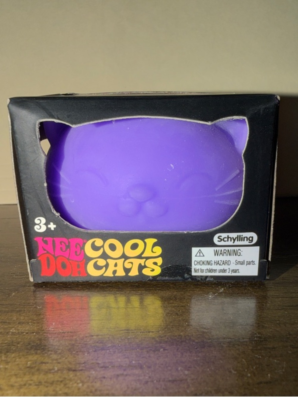 NIB NeeDoh Cool Cats Stress Toy- Purple
